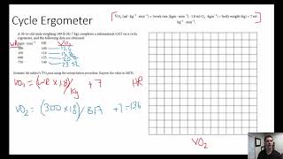 Estimating VO2max with Sub max cycle ergometer test [upl. by Dewhurst]