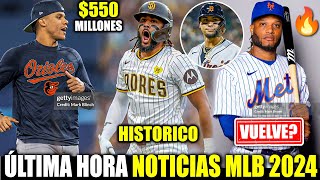 JUAN SOTO A BALTIMORE ROBINSON CANO VUELVE A MLB TATIS JR HACE HISTORIA BAEZ LA MALA SUERTE MLB [upl. by Rebmit21]