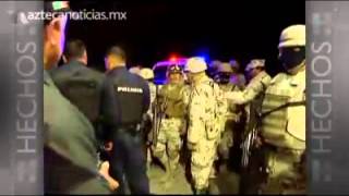 Militares agreden a policías municipales de Tijuana [upl. by Delora687]