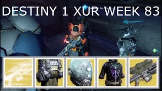 Destiny 1 Xur Week 83 October 4th 2024 [upl. by Gathard360]