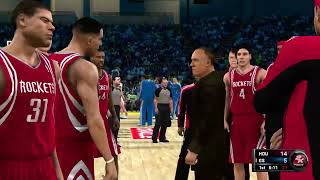 NBA 2K11 Gameplay  Houston Rockets vs Golden State Warriors [upl. by Eachern]