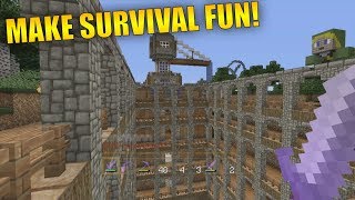 How To Make Minecraft Survival More Fun Minecraft Console Survival [upl. by Ueih]