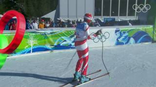 Zurbriggen  Alpine Skiing  Mens Super Combined  Vancouver 2010 Winter Olympic Games [upl. by Drugi211]