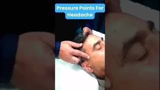 Pressure Points for Headache Relief [upl. by Nyltiac]