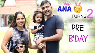 Ana Turns 2  PreBirthday Preparations Vlog  ShrutiArjunAnand [upl. by Eenaej]