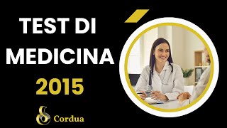 Test Medicina 2015  Commento quesiti MATEMATICA e FISICA [upl. by Alecram]