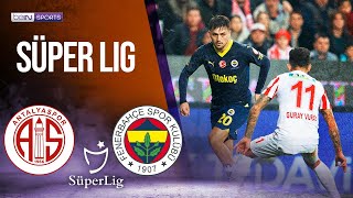 Antalyaspor vs Fenerbahce  SÜPERLIG  020324  beIN SPORTS USA [upl. by Necila]