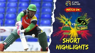 Highlights  Jamaica Tallawahs vs Guyana Amazon Warriors  CPL 2022 [upl. by Wiltsey250]