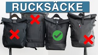 TOP RUCKSÄCKE für MÄNNER ● BACKPACKS fürs Office Uni oder Arbeit [upl. by Llenej476]