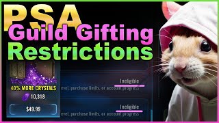 PSA  Guild Gifting bundles may contain RESTRICTIONS not mentioned in APP annoying SWGOH [upl. by Kellen]