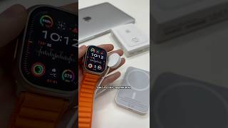 Можно ли заряжать Apple Watch от бэтэри пака 🧐🧐🧐 applewatch airpods dyson [upl. by Halludba]