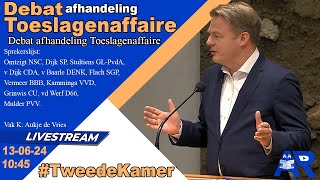 Terugkijken Debat afhandeling compensatie Toeslagenaffaire  Toeslagendebat Tweede Kamer [upl. by Lenehc659]