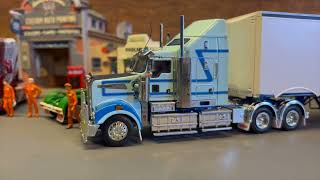 Kenworth T909 with Aero Kit in Light Blue  scale 150 [upl. by Dieterich]