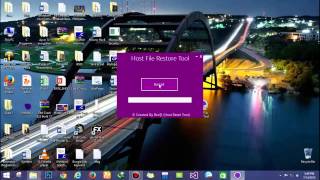 Fix Or Restore Host File of Windows 108187 [upl. by Poliard468]