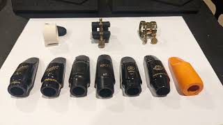 Soprano Saxophone Mouthpiece Comparison  Syos  Selmer  Otto Link  Vandoren  Yamaha  Rico [upl. by Downs]