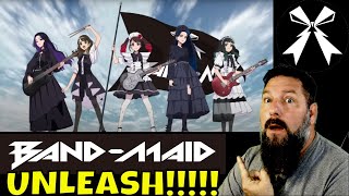 BANDMAID  Unleash Official Music Video REACTIONREVIEW [upl. by Ydde]