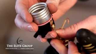 How To Rewire A Lamp  The Elite Group Property Inspections [upl. by Onaicnop]