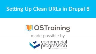 Lesson 3 Setting Up Clean URLs in Drupal 8 [upl. by Anorahs]