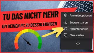 Warum Herunterfahren Deinen PC Langsamer Macht – Nutze Diese Funktion Stattdessen [upl. by Burdelle]