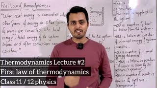 First law of thermodynamics  class 1112 physics [upl. by Giacinta]