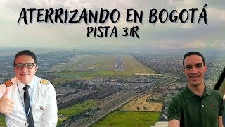 Piloto comercial y controlador aéreo comentan aterrizaje en Bogotá  Aterrizando en El Dorado [upl. by Biel]