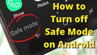 How To Turn Off Safe Mode On ANY Android 2022 [upl. by Eadwina]