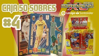 CÓDIGOS DE SUPERCRACKS PARA VOSOTROS  CAJA DE 50 SOBRES 4  ADRENALYN XL LIGA SANTANDER 201819 [upl. by Socher]