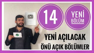 YÖKTEN MÜJDE 14 YENİ AÇILACAK ÖNÜ AÇIK BÖLÜM HANGİ BÖLÜMLER YENİ AÇILACAK YENİ AÇILACAK BÖLÜMLER [upl. by Harbour]