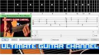 Guitar Solo Tab Chega De Saudade No More Blues [upl. by Arok]