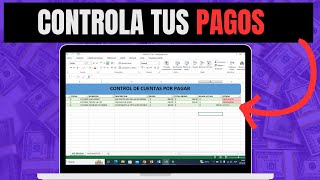 💰 Como Hacer un CONTROL DE CUENTAS POR PAGAR en EXCEL Fácil y Rápido [upl. by Aeirdna741]