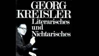 Georg Kreisler  weder noch [upl. by Ahsotal]