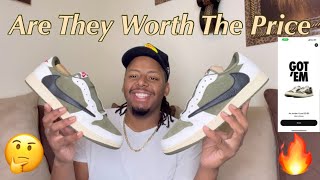 Travis Scott x Air Jordan 1 Low Reverse Olive They Can’t Backdoor My Pair [upl. by Jecho954]