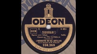 Stellio orchestre antillais quot Surrah  quot 1930 [upl. by Yahiya]