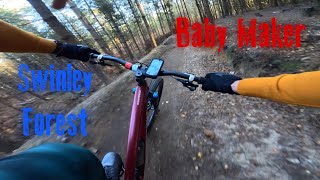 Swinley Forest  Baby Maker  MTB downhill red trails [upl. by Anihpled]