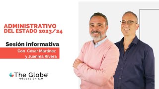 SESIÓN INFORMATIVA 👉 Administrativo Estado 202324  The Globe [upl. by Crocker]