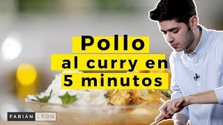 Cómo hacer pollo al curry con leche de coco [upl. by Valenba634]