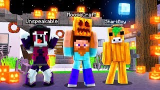 HALLOWEEN TRY NOT TO LAUGH CHALLENGE With UNSPEAKABLEGAMING amp 09SHARKBOY [upl. by Rebeka]