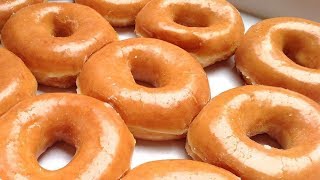 Homemade Glazed Doughnuts Krispy Kreme glazed donuts Best Donuts Recipe [upl. by Chace]