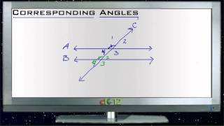 Corresponding Angles Lesson Basic Geometry Concepts [upl. by Joann688]