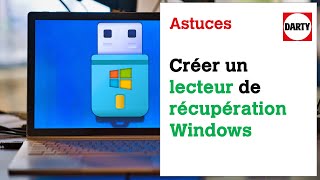 Créer un lecteur de récupération Windows avec une clé USB windows tutoriel [upl. by Nennarb]