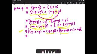 13  Logical Equivalence Using Biconditional Statements [upl. by Spurgeon]