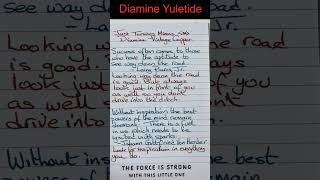 Writing Fri 30 Aug Tibaldi Bononia and Diamine Yuletide shorts [upl. by Willetta60]