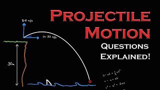 Projectile Motion 3 methods to answer ALL questions [upl. by Kaasi]