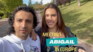 Meeting My Beautiful CoStar Abigail in Europe  Niks Indian [upl. by Ylyl]