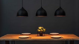 Eettafel hanglamp 3kappen zwartgoud  Straluma 12210644 [upl. by Ahsikrats87]