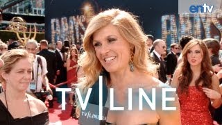 Emmy 2013 Connie Britton Talks Nashville Season 2  TVLINE [upl. by Lleryd]