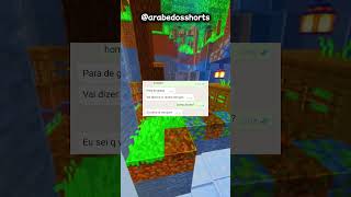 Ela DEU EM CIMA do MELHOR AMIGO DO JUNIN minecraft viralvideo shorts [upl. by Essiralc]