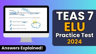 TEAS ELU Practice Test 2024 Updated [upl. by Winola714]