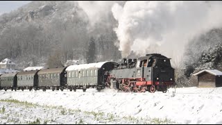 64 491 amp V 36 235 im winterlichen Einsatz [upl. by Ikuy]