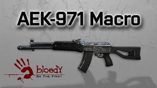 BF4 AEK971 Bloody Macro NoRecoil in BWP [upl. by Arabel376]